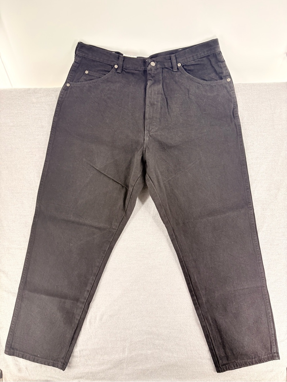 Wrangler Men's Black Straight Jeans